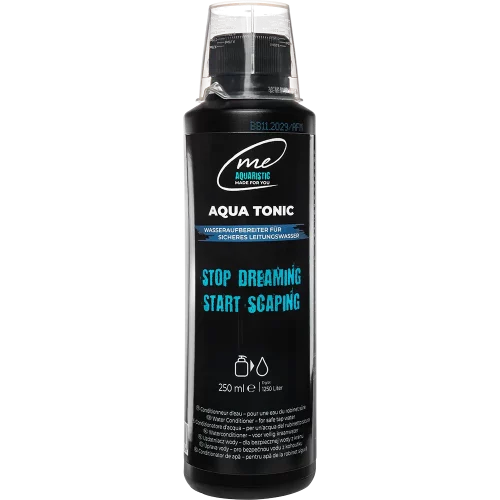 Me AquaTonic 250 ml – Ideale Größe für mittlere Aquarien zur schnellen Neutralisierung von Schadstoffen.
