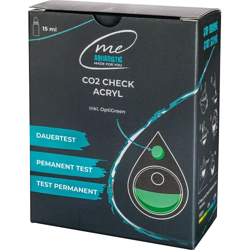 Kombination aus robuster Acrylhalterung und Glaskugel – CO2 Check Acryl