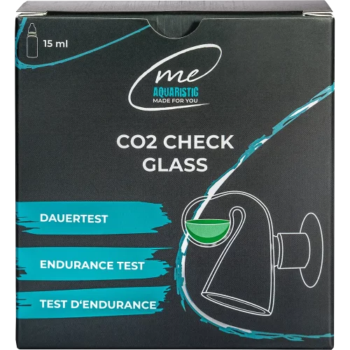 Me CO2 Check Glass – Hochwertiger Glas-Dropchecker im puristischen Design für den Invisible Look.