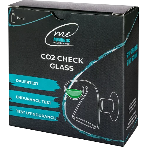 Hochtransparentes Glas-Design CO2 Check Glass