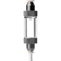 Me CO2 Counter Quick – Präziser Blasenzähler aus klarem Material mit integriertem Rückschlagventil.