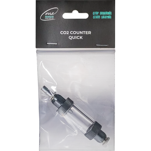 Kompaktes Design des Me CO2 Counter Quick zur Integration in die Schlauchleitung am Aquarium.
