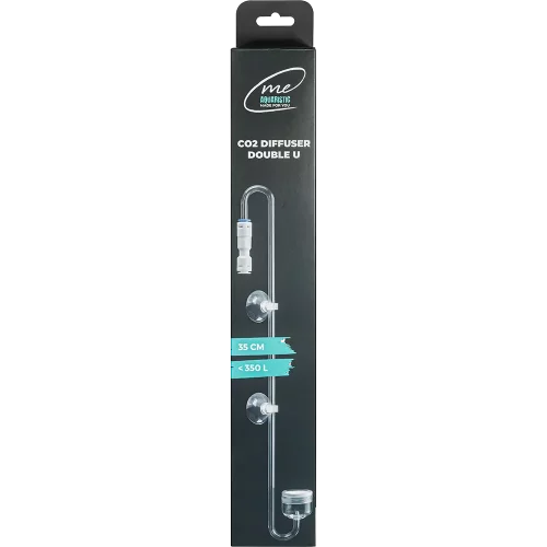 Feinste CO2-Zerstäubung durch hochwertige Keramik im 35 cm langen Me Double U für Becken bis 350 Liter.