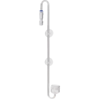 Maximale Reichweite für Beckenhöhen von 40-50 cm: Der lange Double U bringt CO2 tief in das Aquarium.