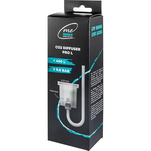 Me CO2 Diffuser Pro L – Effiziente Gaseinwaschung für kräftigen Pflanzenwuchs in großen Schauaquarien.