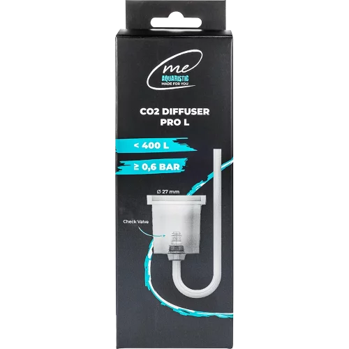 Me CO2 Diffuser Pro L – Das Kraftpaket für große Aquascapes bis 400 Liter mit extragroßer Diffusionsfläche.