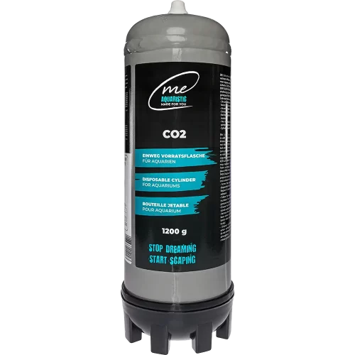 Me CO2 Einweg-Flasche 1200g – Der große Vorrat für langes Scaping und dichten Pflanzenbewuchs.