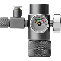 Me CO2 Regulator Basic – Hochwertiger Druckminderer mit 2 Manometern für Flaschen- und Arbeitsdruck.