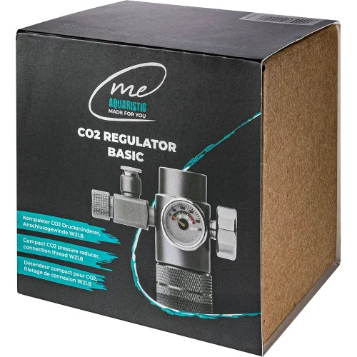Präzises Feinnadelventil am Me Regulator Basic zur blasengetreuen Dosierung der CO2-Menge.