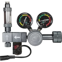 Präzises Feinnadelventil am Me Regulator Ultra für eine exakte Blasensteuerung im Aquascaping.