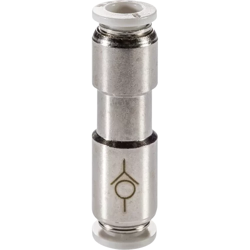 Korrosionsbeständiges Edelstahl-Rückschlagventil verhindert zuverlässig das Zurücklaufen von Wasser in den Druckminderer.