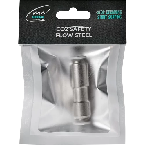 Me CO2 Safety Flow Steel – Universell passend für alle 4/6 mm CO2-Schläuche zur dauerhaften Anlagensicherung.