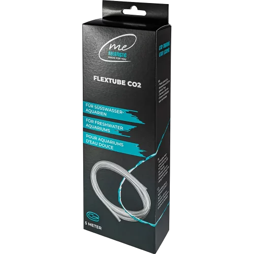Transparenter 5m CO2-Spezialschlauch für maximale Freiheit beim Verlegen ohne optische Störungen am Aquarium.