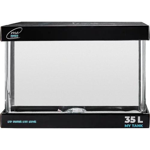 Me My Tank 35 L Scaper Tank mit optimierten Maßen für perfekte Tiefenwirkung.