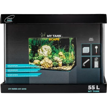 Me My Tank 55 L Scape-Set – Profi-System mit 20W Chihiros RGB LED und 45 cm Breite.