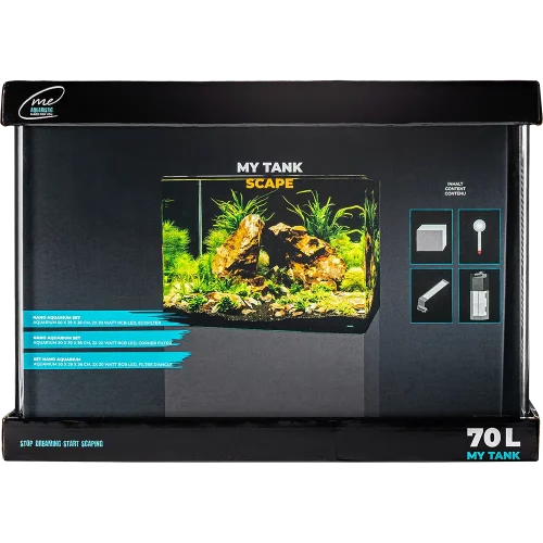 Me My Tank 70 L Scape-Set – Das größte Komplettsystem der Serie für maximale biologische Stabilität.