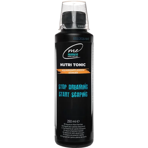 Me NutriTonic 250 ml – Premium Volldünger für sattgrüne Pflanzenpracht im Süßwasseraquarium.